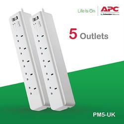 APC Essential SurgeArrest 5 outlets 230V UK PM5-UK Power Extension Cable